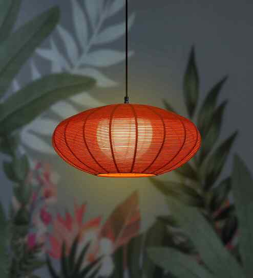 MYSTIC BLOOM - ZENITH | Handcrafted Pendant Lamp | E27 holder } with Bulb | RIPPL Lighting